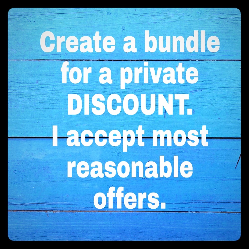 Read below⬇️Bundle and save!